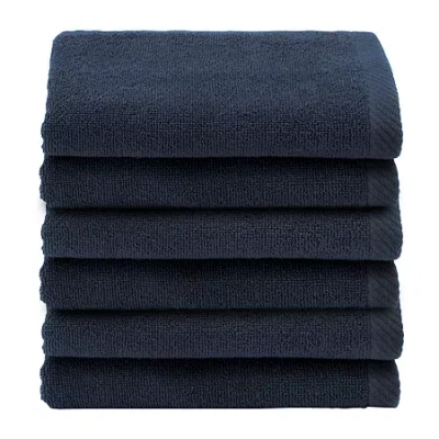 Linum Home Textiles Ediree 6-pc. Fingertip Towel In Blue