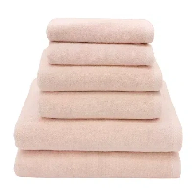 Linum Home Textiles Ediree 6-pc. Quick Dry Bath Towel Set In Pink