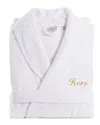 Linum Home Textiles Embroidered Hers Terry Bathrobe