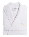 Linum Home Textiles Embroidered His Terry Bathrobe
