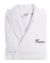 Linum Home Textiles Embroidered His/hers Terry Bathrobe