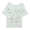 Linum Home Textiles Figi Embellished 3-pc. Bath Towel Set In Blue