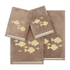 Linum Home Textiles Figi Embellished 4-pc. Bath Towel Set In Brown