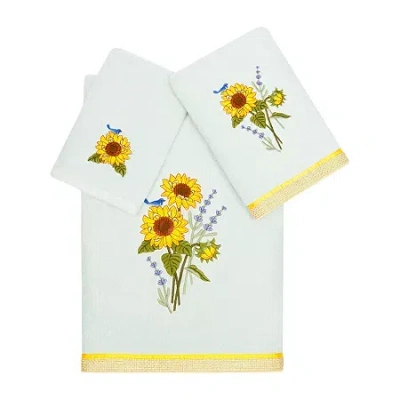 Linum Home Textiles Girasol 3-pc. Bath Towel Set In Blue