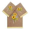 Linum Home Textiles Girasol 3-pc. Bath Towel Set In Brown