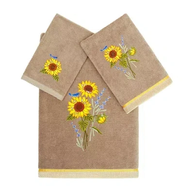 Linum Home Textiles Girasol 3-pc. Bath Towel Set In Brown