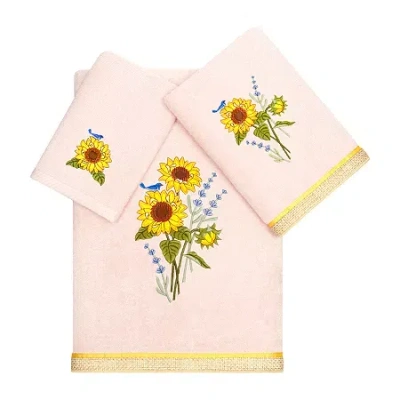 Linum Home Textiles Girasol 3-pc. Bath Towel Set In Pink