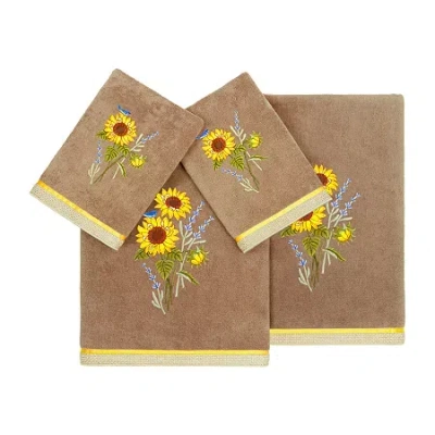Linum Home Textiles Girasol 4-pc. Bath Towel Set In Brown