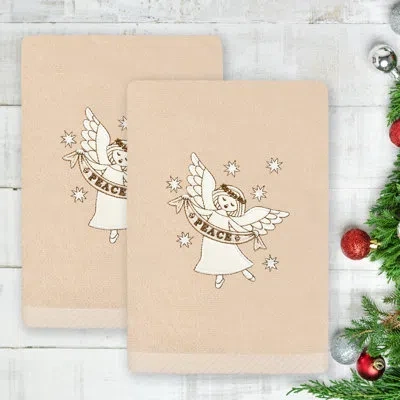 Linum Home Textiles Grangeville 2 - Piece Turkish Cotton Hand Towel Same-size Set Guest Room Case Pack In Sand