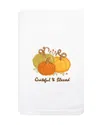 Linum Home Textiles Grateful & Blessed Turkish Cotton Hand Towel In White