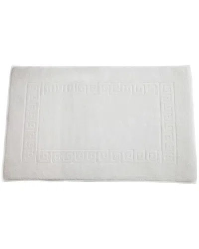 Linum Home Textiles Greek Key Bath Mat In Gray