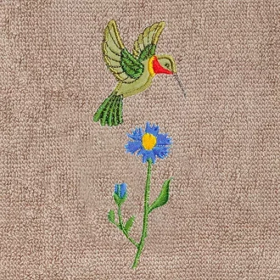 Linum Home Textiles Hada Embellished 3-pc. Bath Towel Set In Brown