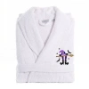 Linum Home Textiles Halloween Terry Bathrobe Unisex Adult Terry Cloth Long Sleeve Long Length Robe In White