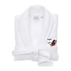 Linum Home Textiles Halloween Waffle Terry Bathrobe Unisex Adult Waffle Long Sleeve Long Length Robe In White