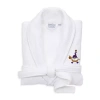 Linum Home Textiles Halloween Waffle Terry Bathrobe Unisex Adult Waffle Long Sleeve Long Length Robe In White