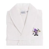 Linum Home Textiles Halloween Waffle Weave Bathrobe Unisex Adult Waffle Long Sleeve Long Length Robe In White