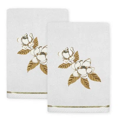 Linum Home Textiles Hand Towel In Silver