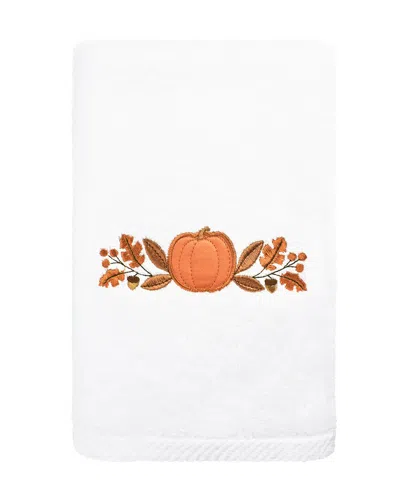 Linum Home Textiles Harvest Bounty Turkish Cotton Hand Towel In White