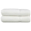 Linum Home Textiles Herringbone 2-pc Bath Towel Set In White