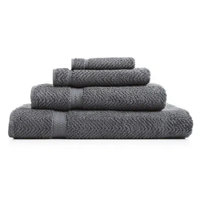 Linum Home Textiles Herringbone 4-pc. Bath Towel Set In Gray