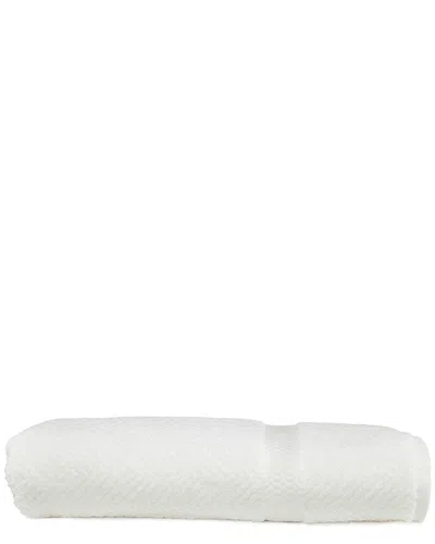 Linum Home Textiles Herringbone Bath Towel In White
