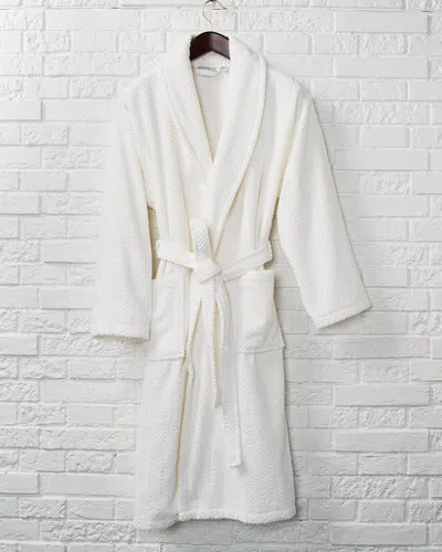 Linum Home Textiles Herringbone Weave Bathrobe No
