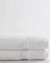 Linum Home Textiles Herringbone Weave Set Of 2 Bath Towels