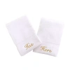 Linum Home Textiles His And Hers 2-pc. Hand Towel In White