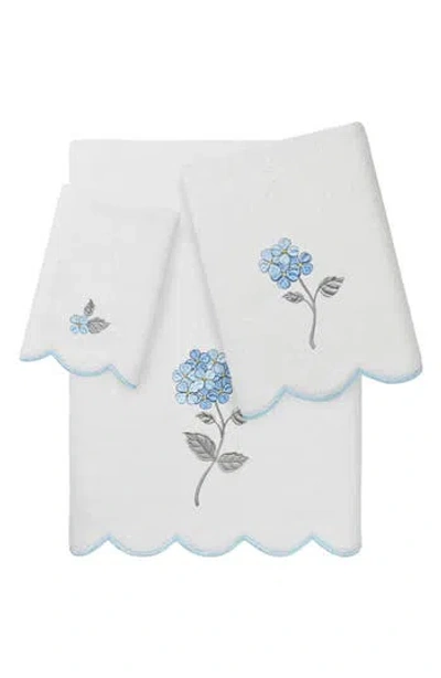 Linum Home Textiles Hydea Scallop 3-piece Towel Set In Multi