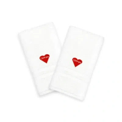 Linum Home Textiles I Love You Turkish Cotton Hand Towel