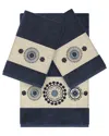 Linum Home Textiles Isabelle Turkish Cotton 3pc Embellished Towel Set