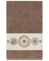 Linum Home Textiles Isabelle Turkish Cotton Embellished Bath Towel