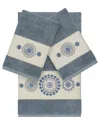Linum Home Textiles Isabelle Turkish Cotton Embellished Bath Towel