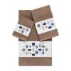 Linum Home Textiles Khloe 3-pc. Bath Towel Set In Brown