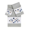 Linum Home Textiles Khloe 3-pc. Bath Towel Set In Gray