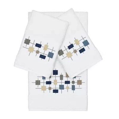 Linum Home Textiles Khloe 3-pc. Bath Towel Set In White