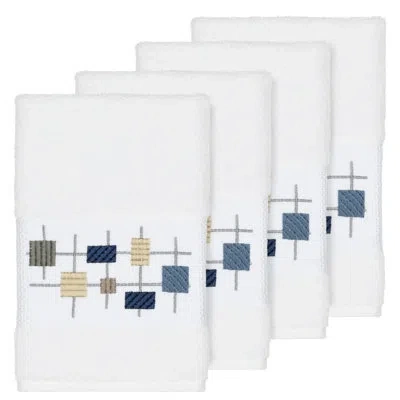 Linum Home Textiles Khloe Turkish Cotton Hand Towel In White