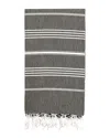 Linum Home Textiles Lucky Pestemal Beach Towel In Black