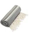 Linum Home Textiles Luxe Herringbone Pestemal Beach Towel