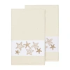 Linum Home Textiles Lydia 2-pc. Embellished Bath Towel In Sand
