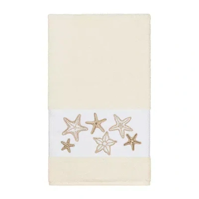 Linum Home Textiles Lydia Embellished Bath Towel In Sand
