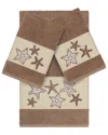 Linum Home Textiles Lydia Turkish Cotton 3pc Embellished Towel Set