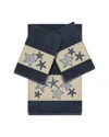 Linum Home Textiles Lydia Turkish Cotton 3pc Embellished Towel Set