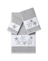 Linum Home Textiles Lydia Turkish Cotton 3pc Embellished Towel Set