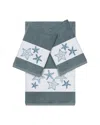 Linum Home Textiles Lydia Turkish Cotton 3pc Embellished Towel Set