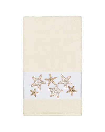 Linum Home Textiles Lydia Turkish Cotton Embellished Bath Towel