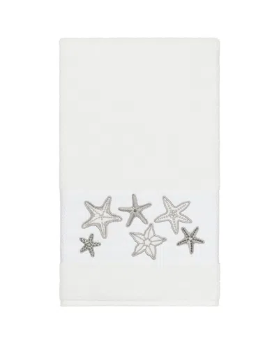 Linum Home Textiles Lydia Turkish Cotton Embellished Bath Towel