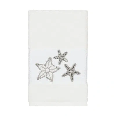 Linum Home Textiles Lydia Turkish Cotton Hand Towel In White