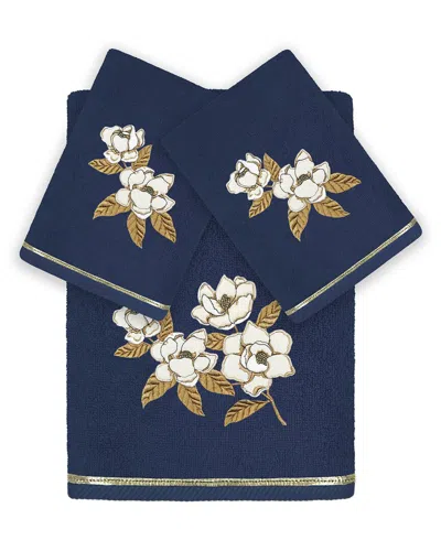 Linum Home Textiles Maggie 3pc Embellished Turkish Cotton Towel Set