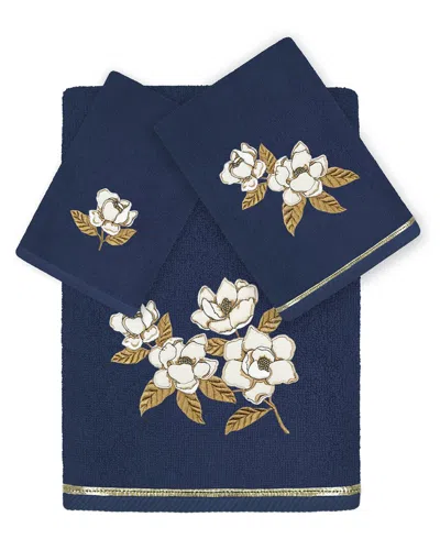 Linum Home Textiles Maggie 3pc Embellished Turkish Cotton Towel Set
